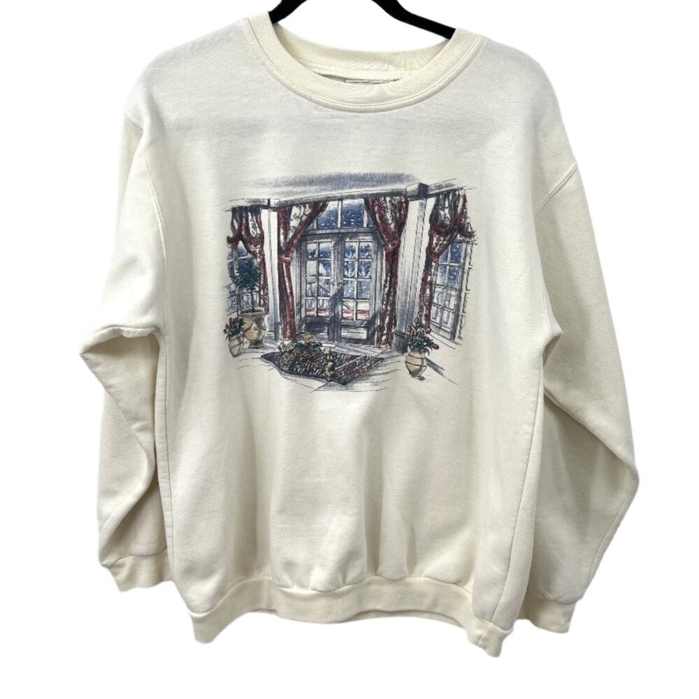 Vintage Willow Ridge Home Cat Crewneck